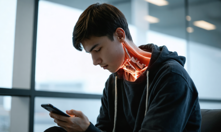 Text neck : comment l’utilisation excessive du téléphone peut causer des douleurs cervicales